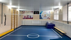 В ауле Башанта на Ставрополье отремонтировали школьный спортзал