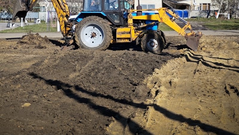 Парковку оборудуют рядом с новой поликлиникой в Арзгирском округе