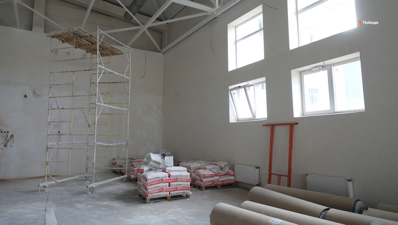 В Арзгирском округе достраивают поликлинику с площадками для отдыха инвалидов